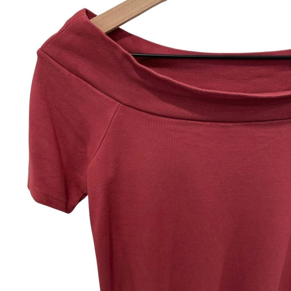 Gibsonlook Off Shoulder Top Mauve XS - Picture 2 of 6